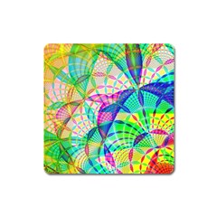 Design Background Concept Fractal Square Magnet by Nexatart