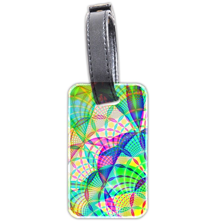 Design Background Concept Fractal Luggage Tags (Two Sides)