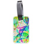 Design Background Concept Fractal Luggage Tags (Two Sides) Back