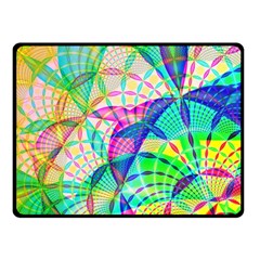 Design Background Concept Fractal Double Sided Fleece Blanket (small) 