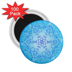 Design Winter Snowflake Decoration 2 25  Magnets (100 Pack)  by Nexatart