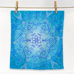 Design Winter Snowflake Decoration Face Towel by Nexatart