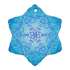 Design Winter Snowflake Decoration Ornament (snowflake) by Nexatart