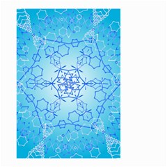 Design Winter Snowflake Decoration Small Garden Flag (two Sides) by Nexatart