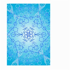 Design Winter Snowflake Decoration Large Garden Flag (two Sides) by Nexatart