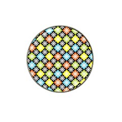 Diamonds Argyle Pattern Hat Clip Ball Marker (10 Pack)