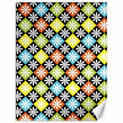 Diamonds Argyle Pattern Canvas 12  X 16   by Nexatart