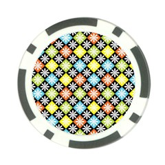 Diamonds Argyle Pattern Poker Chip Card Guard by Nexatart