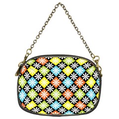 Diamonds Argyle Pattern Chain Purses (two Sides) 