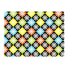 Diamonds Argyle Pattern Double Sided Flano Blanket (mini) 