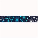 Digitally Created Snowflake Pattern Small Bar Mats 24 x4  Bar Mat