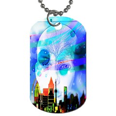 Dirty Dirt Spot Man Doll View Dog Tag (two Sides) by Nexatart