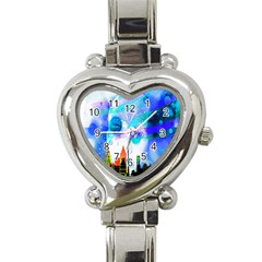 Dirty Dirt Spot Man Doll View Heart Italian Charm Watch by Nexatart