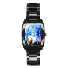 Dirty Dirt Spot Man Doll View Stainless Steel Barrel Watch by Nexatart