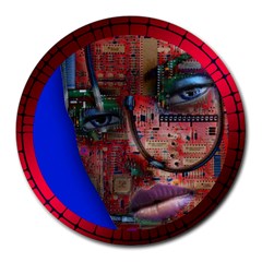 Display Dummy Binary Board Digital Round Mousepads by Nexatart