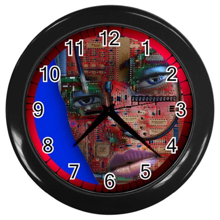 Display Dummy Binary Board Digital Wall Clocks (Black)