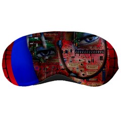 Display Dummy Binary Board Digital Sleeping Masks by Nexatart