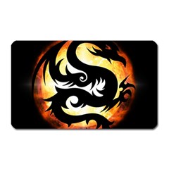 Dragon Fire Monster Creature Magnet (rectangular) by Nexatart