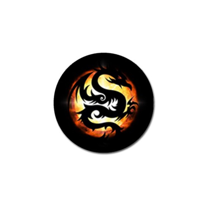 Dragon Fire Monster Creature Golf Ball Marker