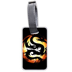 Dragon Fire Monster Creature Luggage Tags (one Side)  by Nexatart