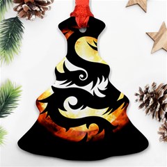 Dragon Fire Monster Creature Ornament (christmas Tree)  by Nexatart