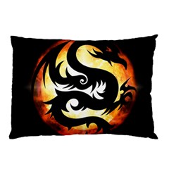 Dragon Fire Monster Creature Pillow Case (two Sides) by Nexatart