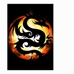 Dragon Fire Monster Creature Small Garden Flag (two Sides) by Nexatart