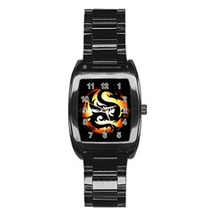 Dragon Fire Monster Creature Stainless Steel Barrel Watch by Nexatart