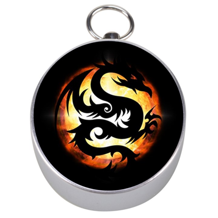 Dragon Fire Monster Creature Silver Compasses