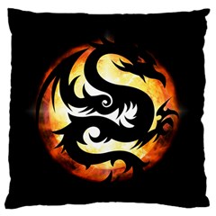 Dragon Fire Monster Creature Standard Flano Cushion Case (one Side) by Nexatart