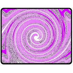 Digital Purple Party Pattern Fleece Blanket (medium)  by Nexatart