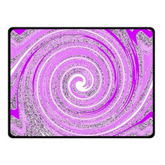 Digital Purple Party Pattern Double Sided Fleece Blanket (small)  by Nexatart