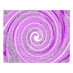 Digital Purple Party Pattern Double Sided Flano Blanket (large)  by Nexatart