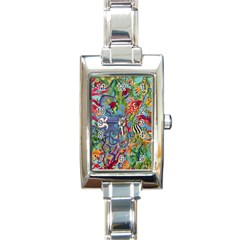 Dubai Abstract Art Rectangle Italian Charm Watch by Nexatart