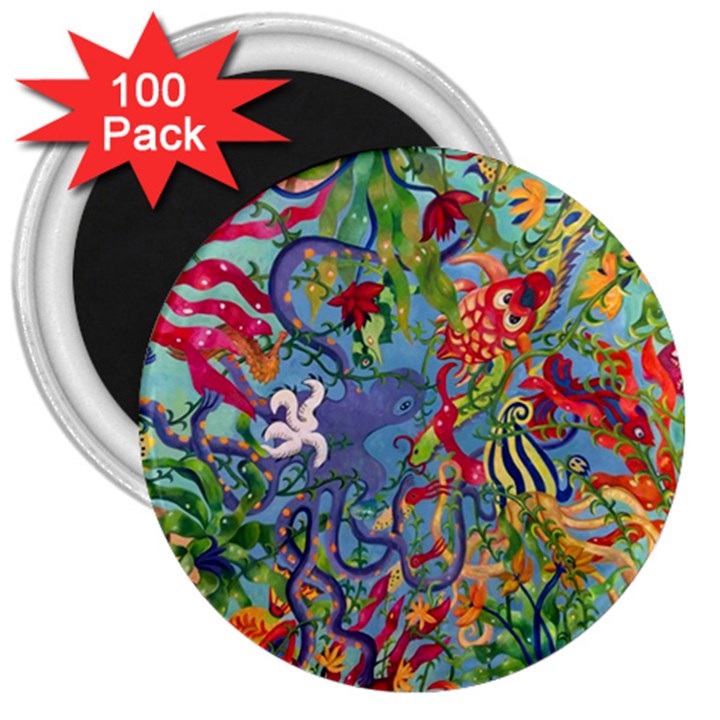 Dubai Abstract Art 3  Magnets (100 pack)