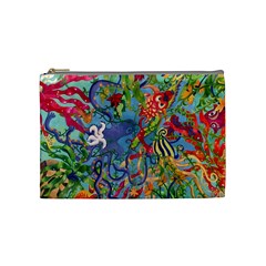 Dubai Abstract Art Cosmetic Bag (medium)  by Nexatart