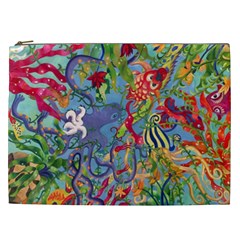 Dubai Abstract Art Cosmetic Bag (xxl)  by Nexatart