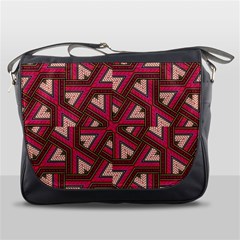 Digital Raspberry Pink Colorful Messenger Bags