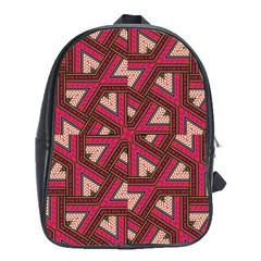 Digital Raspberry Pink Colorful School Bags (xl) 