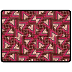 Digital Raspberry Pink Colorful Double Sided Fleece Blanket (large)  by Nexatart