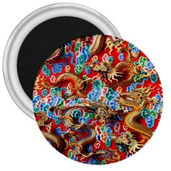 Dragons China Thailand Ornament 3  Magnets