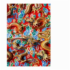 Dragons China Thailand Ornament Small Garden Flag (two Sides) by Nexatart