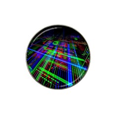 Electronics Board Computer Trace Hat Clip Ball Marker by Nexatart