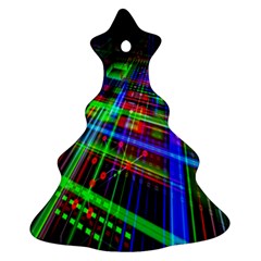 Electronics Board Computer Trace Christmas Tree Ornament (two Sides)