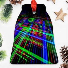 Electronics Board Computer Trace Bell Ornament (two Sides) by Nexatart