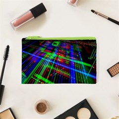 Electronics Board Computer Trace Cosmetic Bag (xs) by Nexatart