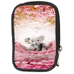 Elephant Heart Plush Vertical Toy Compact Camera Cases by Nexatart