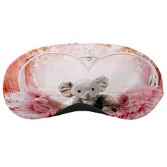 Elephant Heart Plush Vertical Toy Sleeping Masks by Nexatart