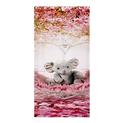 Elephant Heart Plush Vertical Toy Shower Curtain 36  X 72  (stall)  by Nexatart