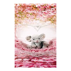 Elephant Heart Plush Vertical Toy Shower Curtain 48  X 72  (small)  by Nexatart